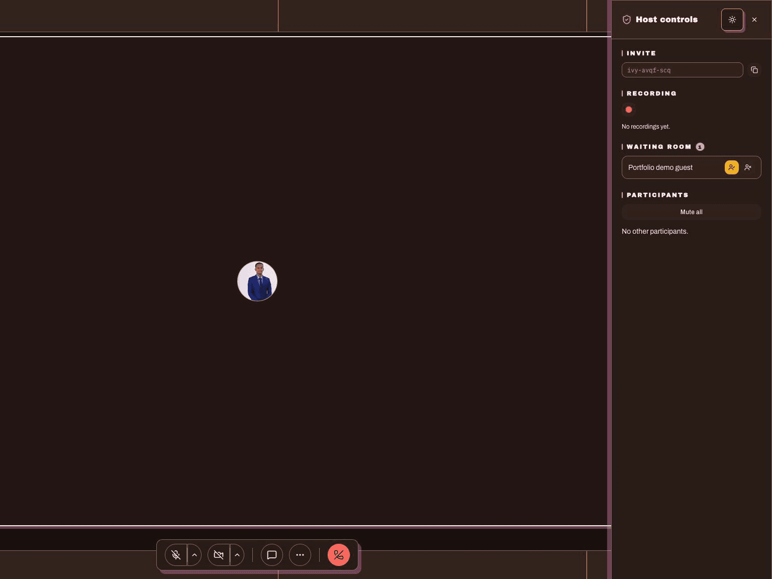 Huddle — Self-Hosted Video Conferencing screenshot 6 of 6